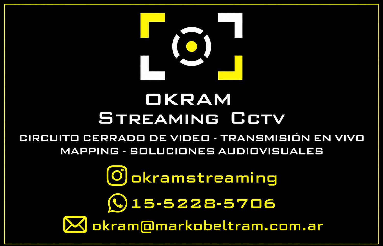 Identidad y datos de contacto de Okram Streaming
